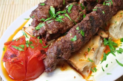 Mouth watering Sheek kebab...  Yum!!